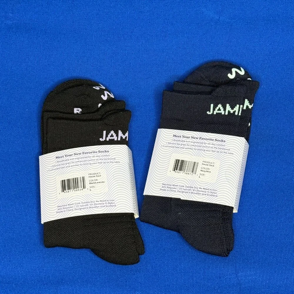 2 PACK Jambys House Socks NWT